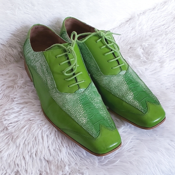 Vintage Other - Giorgio Brutini Private Collection Green Oxford's